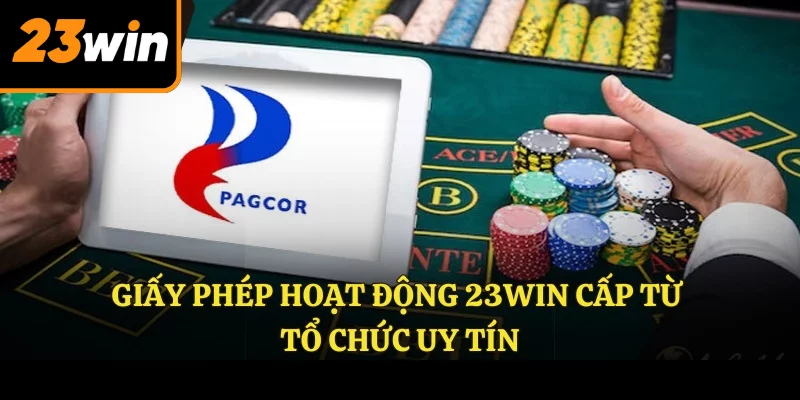Giấy phép hoạt động 23Win cấp từ tổ chức Giấy phép hoạt động 23Win cấp từ tổ chức
